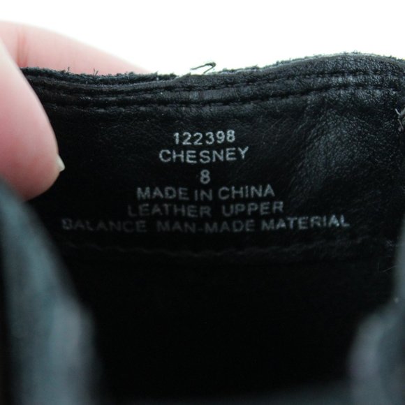 Franco Fortini Black Suede Chesney Western Heeled Ankle Boots size 8 - Picture 9 of 11